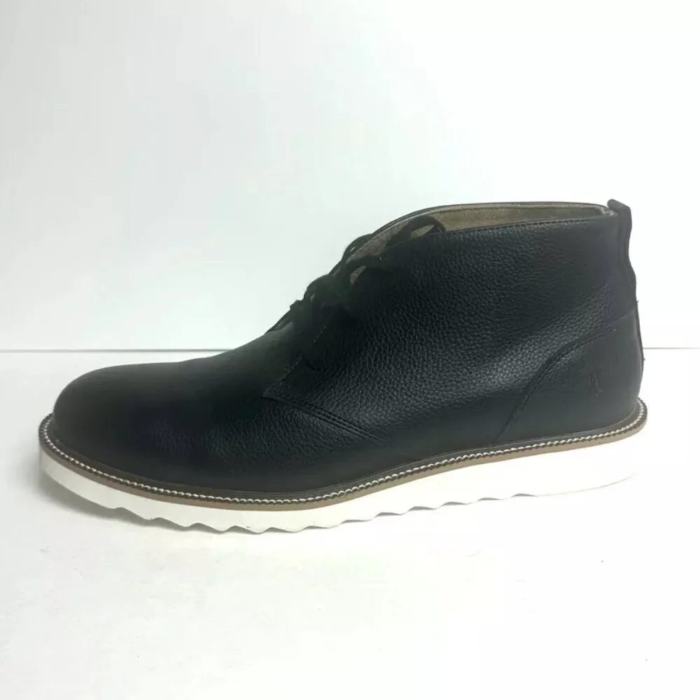 Hush Puppies Mens Parker Chukka Boot Black Size 12 M